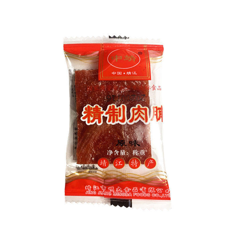 靖江特产原味精制猪肉脯肉干干500克独立小包零食蜜汁香辣官方旗