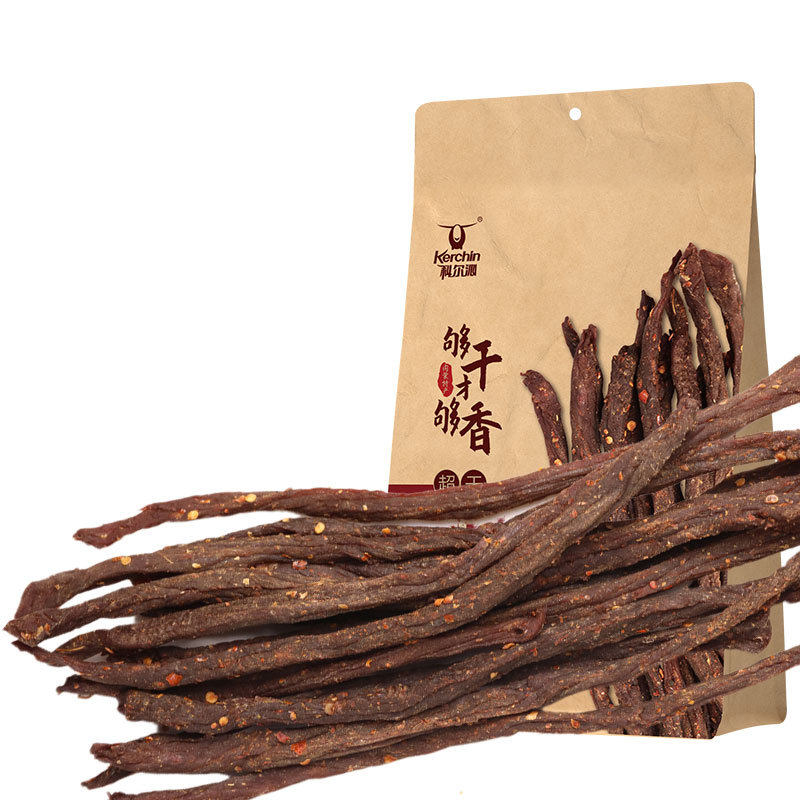 风干牛肉干200g超干牛肉干内蒙古特产开袋即食休闲零食袋装官方旗