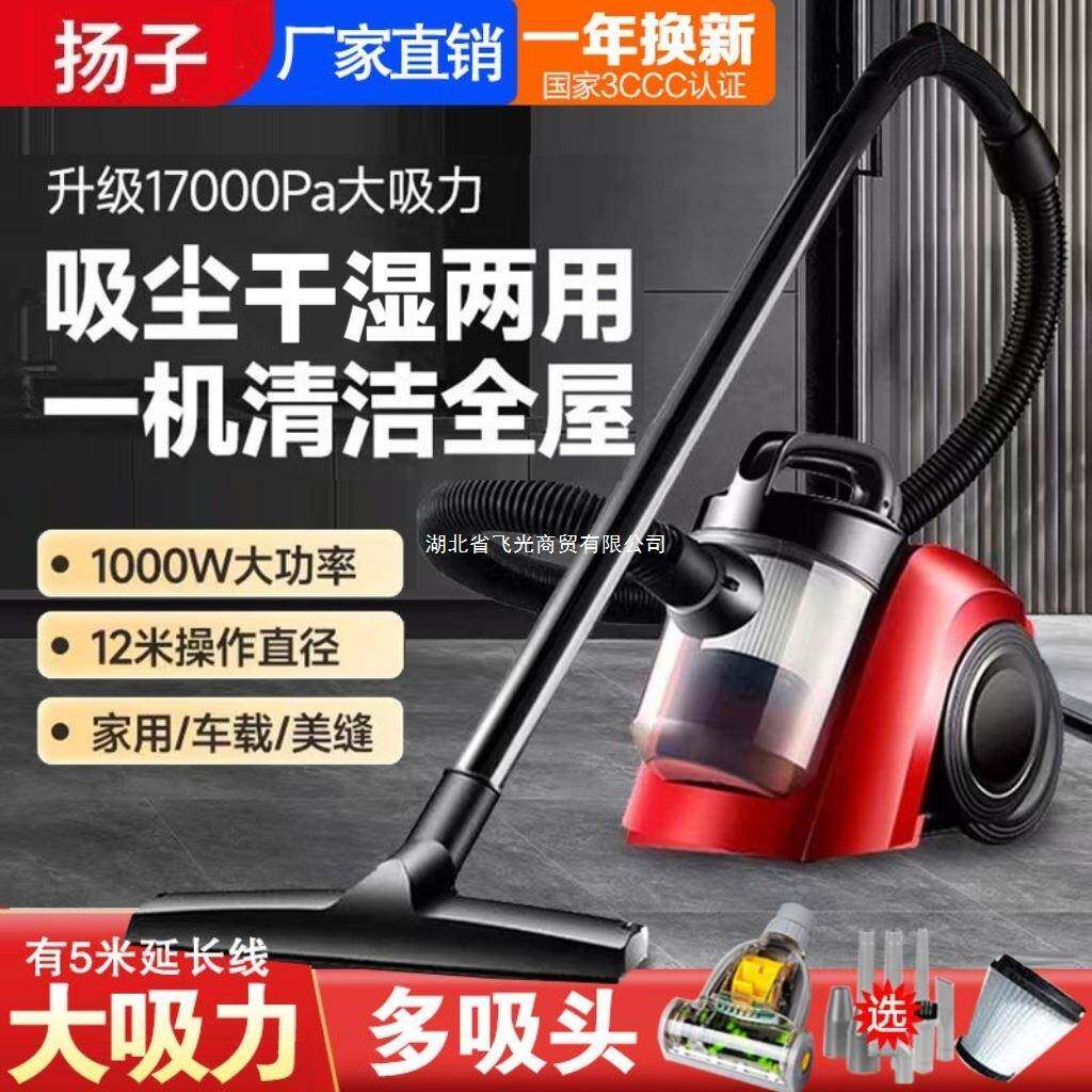 吸尘机家用小型扫地机手持式扬子车用拖把除螨二合一吸尘器大吸力