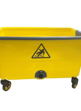 Paint Scuttle长方形滚轮式拉手42L升容器大型滚筒刷子油漆桶