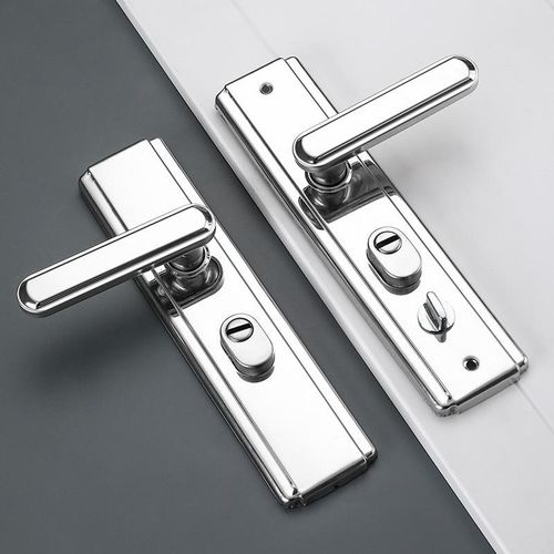 防盗门锁套装家用通用型不锈钢把手家用锁具木门锁大门锁机械门锁