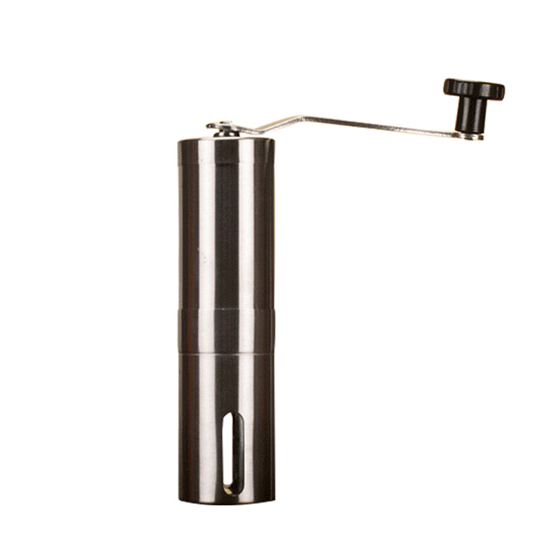 手摇咖啡磨豆机粉碎机手动磨粉家用不锈钢便携式咖啡胡椒研磨器