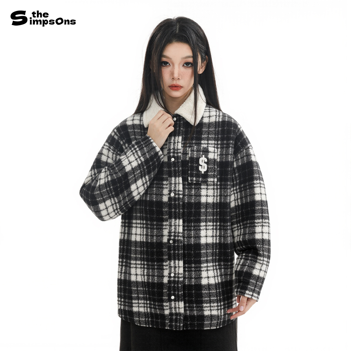 辛普森一家羽绒服外套冬季保暖毛绒衫冬季棉袄90鸭绒连帽防寒服男