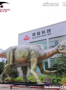 大型仿真恐龙模型工厂制作鸭嘴龙机械模型恐龙乐园引流互动