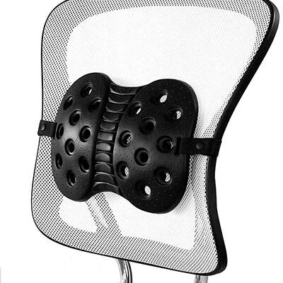 BackJoy人体工学腰靠背靠办公室汽车好伴侣透气非记忆棉车用