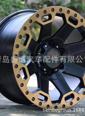 F89L3417寸盛博个性改装越野车四驱车铝合金轮毂轮辋胎铃
