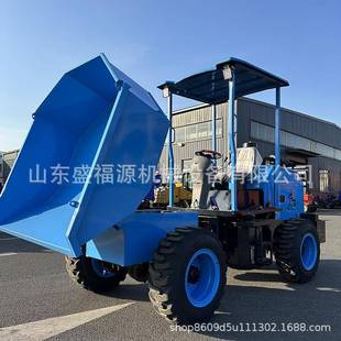 3吨建筑工地小型自卸车全棚工程前翻斗车FC 30气刹侧翻柴油蹦蹦车