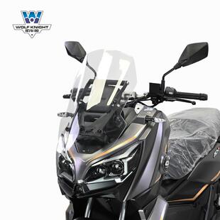 肌车狼适用钱江鸿150ADV挡风玻璃风挡加高加厚改装前风挡板挡雨板