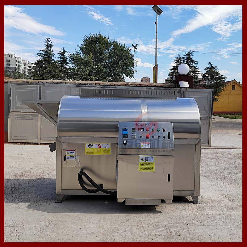 炒制莜麦鱼饲料机器大型全自动电磁滚筒炒货机豆粕炒货炒制设备