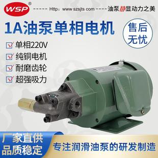 润滑油泵单相220V电机抽油泵单相电机润滑摆线泵三角齿轮泵