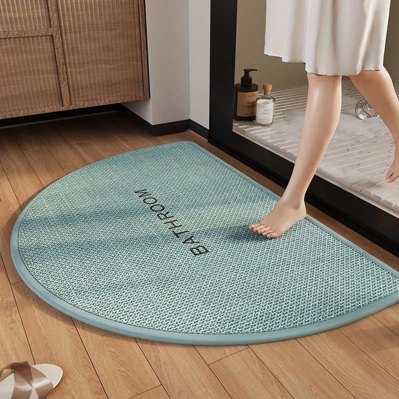 浴室地垫吸水速干卫生间门口防滑垫子编织纹脚垫洗手间进门垫地毯,家庭/个人清洁工具,地垫,淘宝优惠券,粉丝福利购,淘宝优惠卷