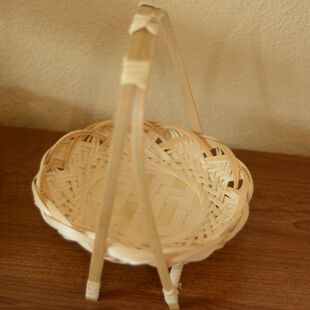 竹编制品大全竹编点心手工多层篮子茶点水果收纳托盘提篮糕点家用