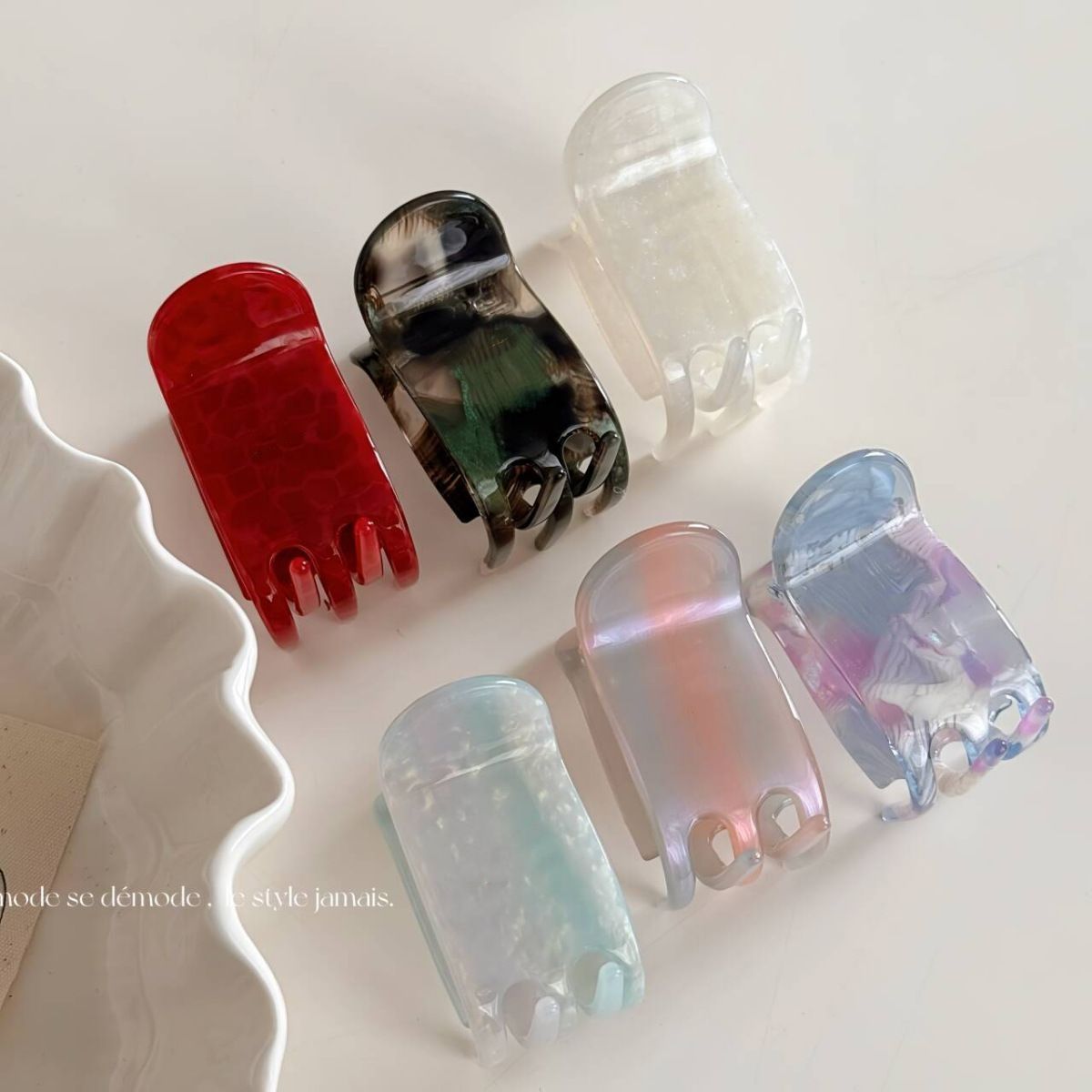 小但能抓醋酸高级感抓夹高马尾夹子发夹温柔盘发鲨鱼夹发饰新款