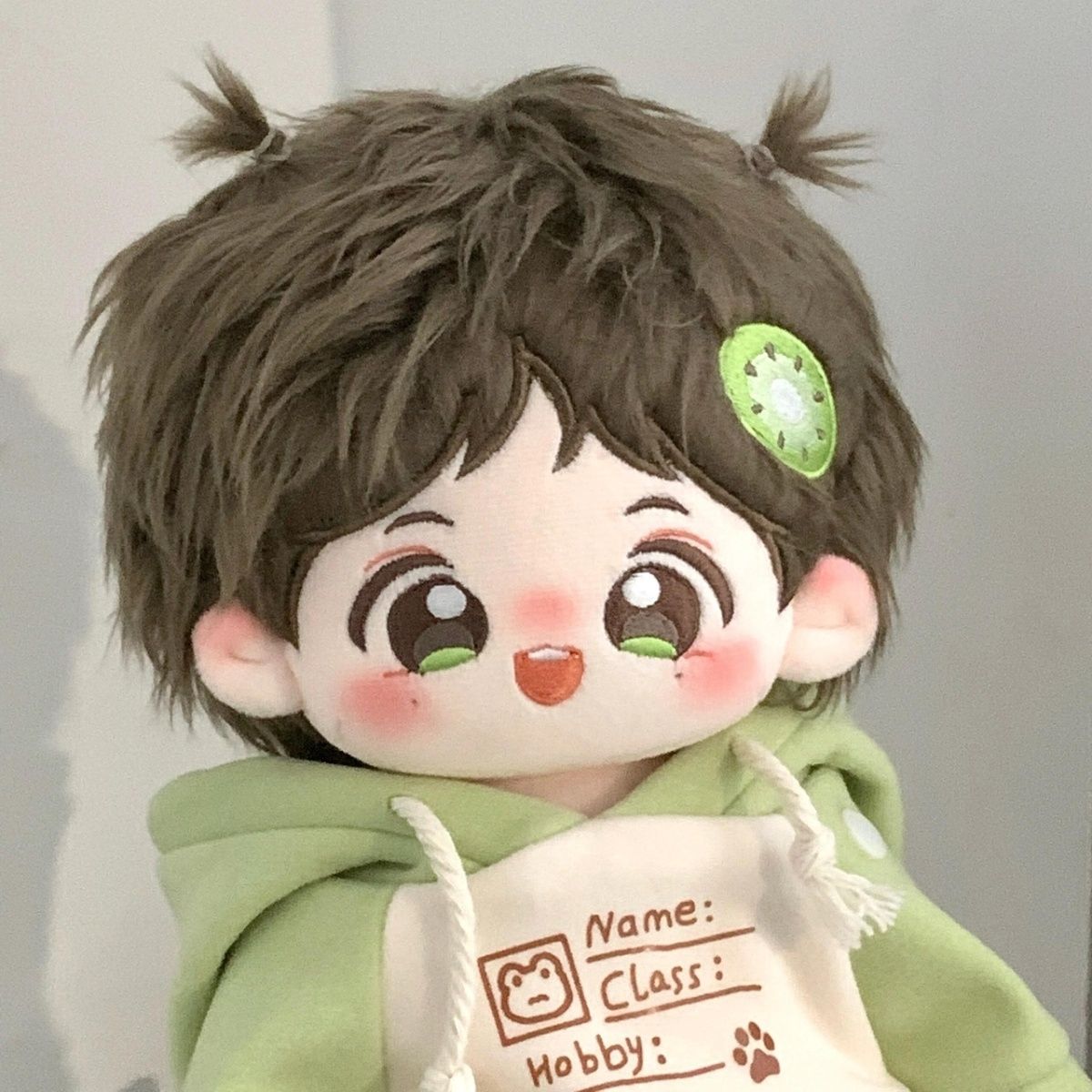 正版奇毛果果20cm成毅属性棉花娃娃可爱毛绒玩偶公仔衣服礼物