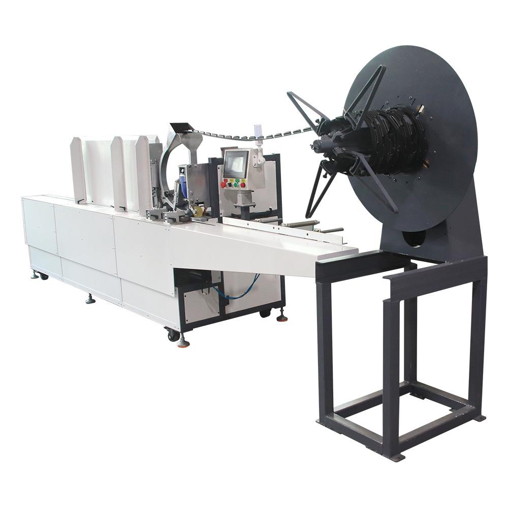 新款盘式黑胶扣多组配方PLC触摸切换全自动数控操作木方钉扣机