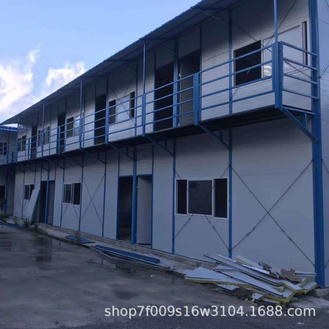 活动钢结构彩钢房工地临建房厨房厕所板房临时办公室集装箱房