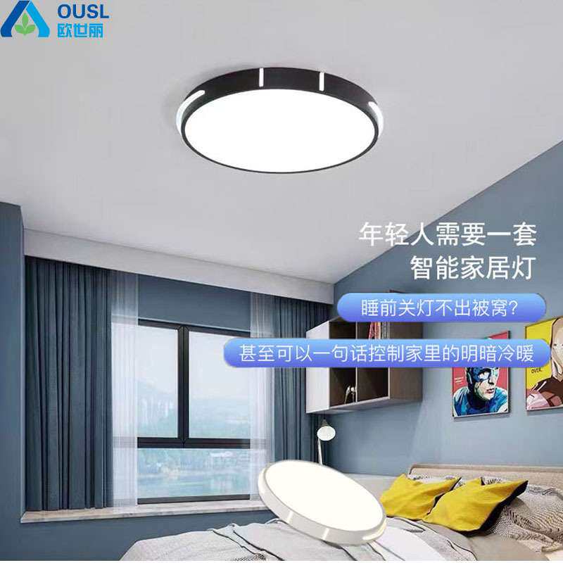 高亮led照明吸顶灯简约现代超薄 现代客厅灯餐厅卧室家用书房灯具