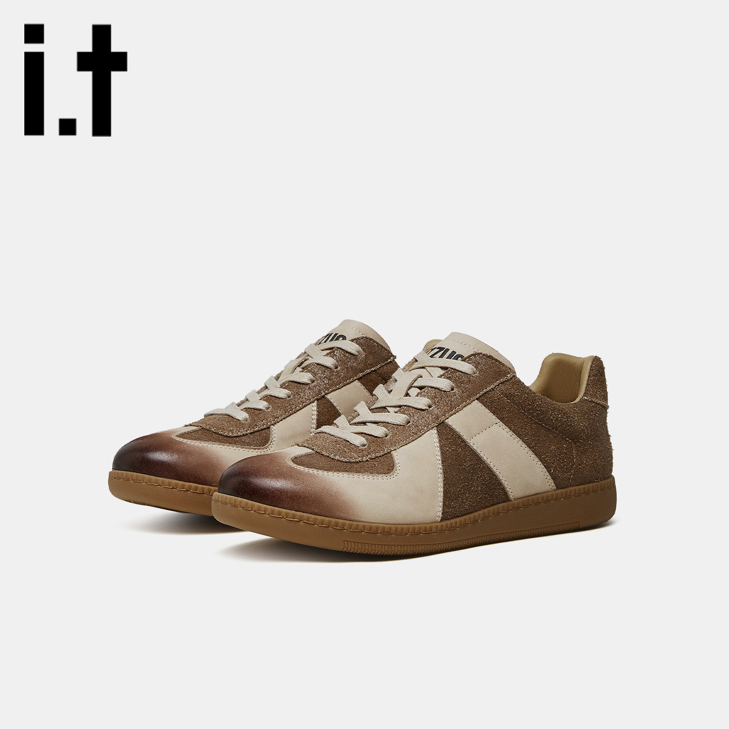 it izzue男鞋德训鞋2026新款春季软底阿甘鞋复古百搭休闲运动鞋v,流行男鞋,时尚休闲鞋,淘宝优惠券,粉丝福利购,淘宝优惠卷