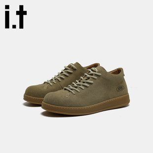 izzue马丁鞋 运动鞋 男2025新款 复古老钱风工装 中帮靴v 秋冬板鞋