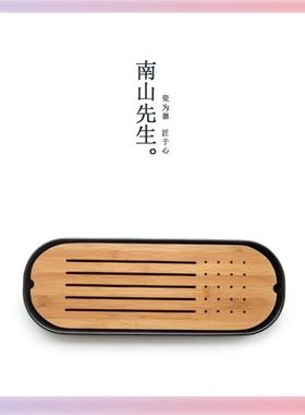 3YK茶盘陶瓷储水式干泡盘办公室茶具家用简约小茶台托盘