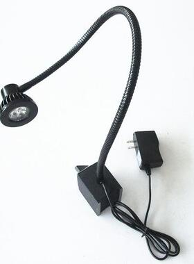直销3W220Vled机床灯led磁性软管长臂工作灯机床照明灯