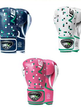 BN8/10/12OZ全指散打格斗拳击手套儿童成人跆拳道武术搏击泰拳