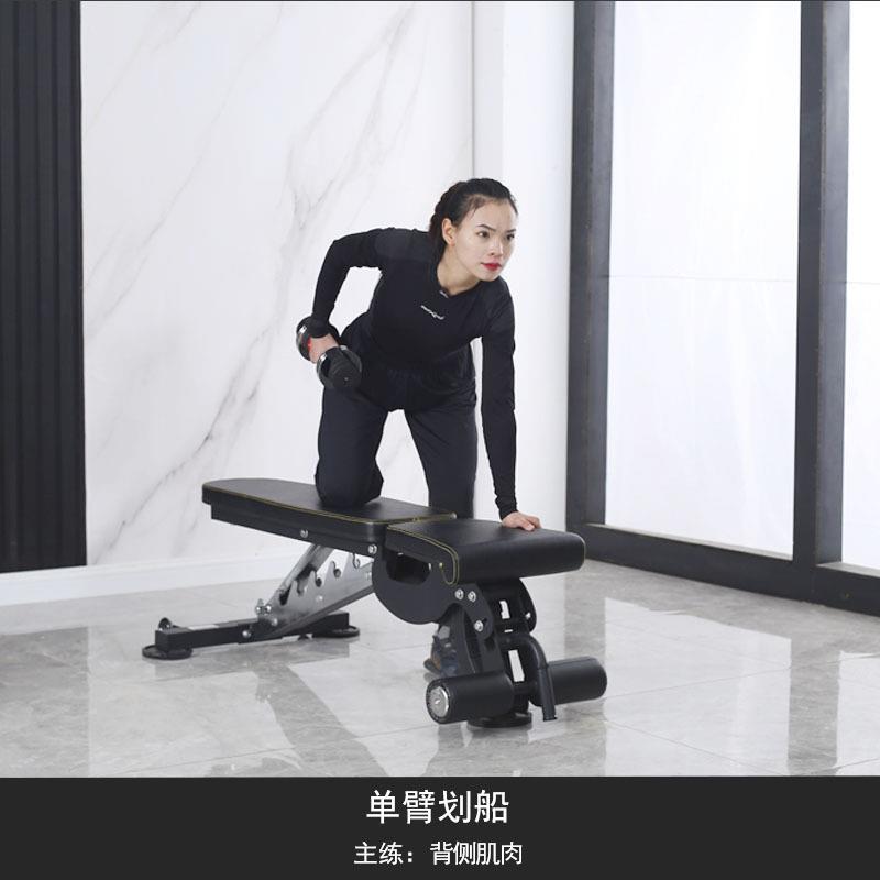 厂家直供调节凳仰卧起做卧推多功能卷腹健身凳可调节哑铃推举凳