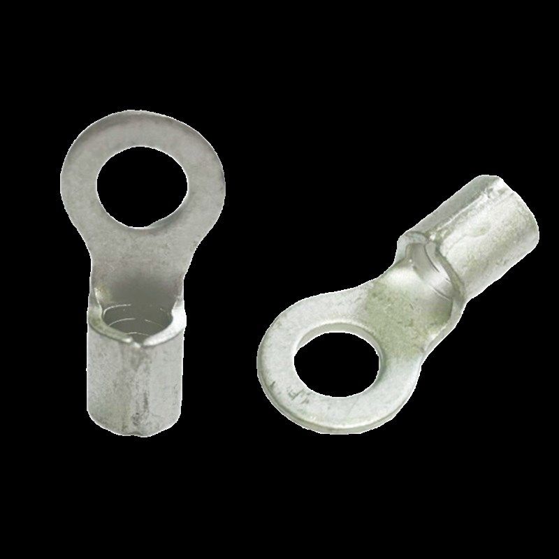 RNB1.25/2/3.5/5.5-3/4/5/6/8国标加厚紫铜T焊接圆形冷压裸端子