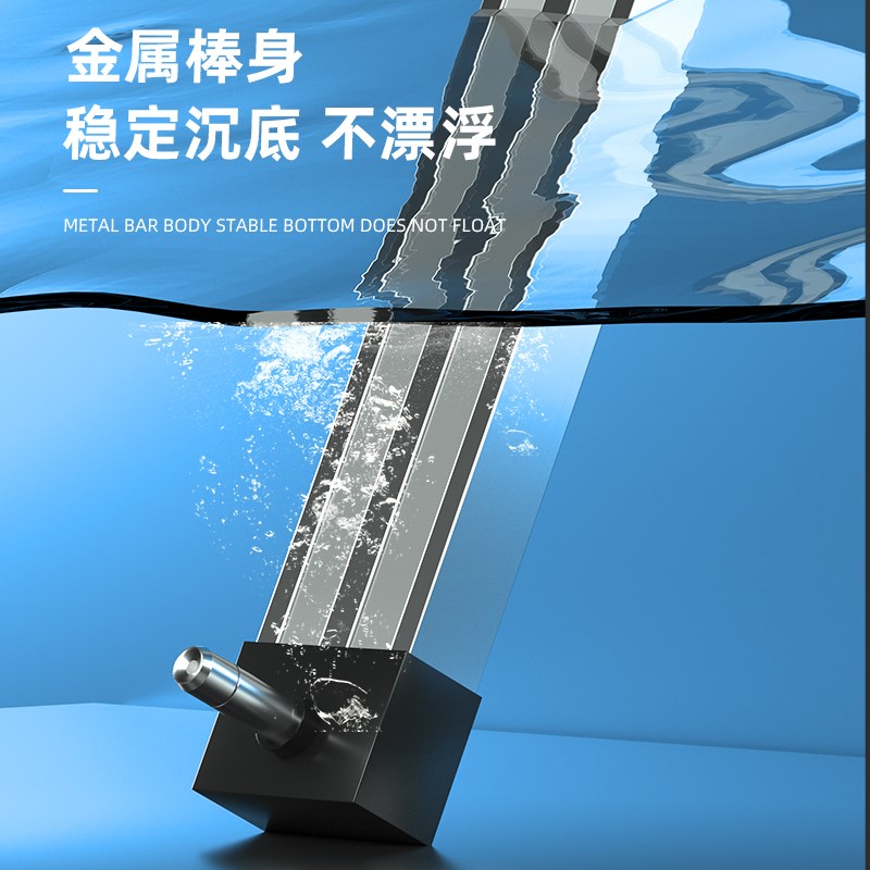 鱼缸纳米铝e合金气泡条氧气条静音增氧泵雾化气泡石长条气条石