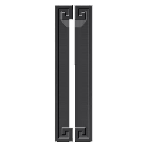 加厚不锈钢金色造型玻璃大门把手氟碳烤漆黑白色酒店包厢木门拉手