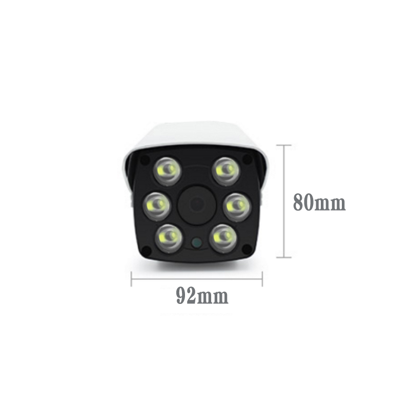 白光灯夜b视彩色监控摄像头模拟高清2500线摄像机日夜全彩室外防