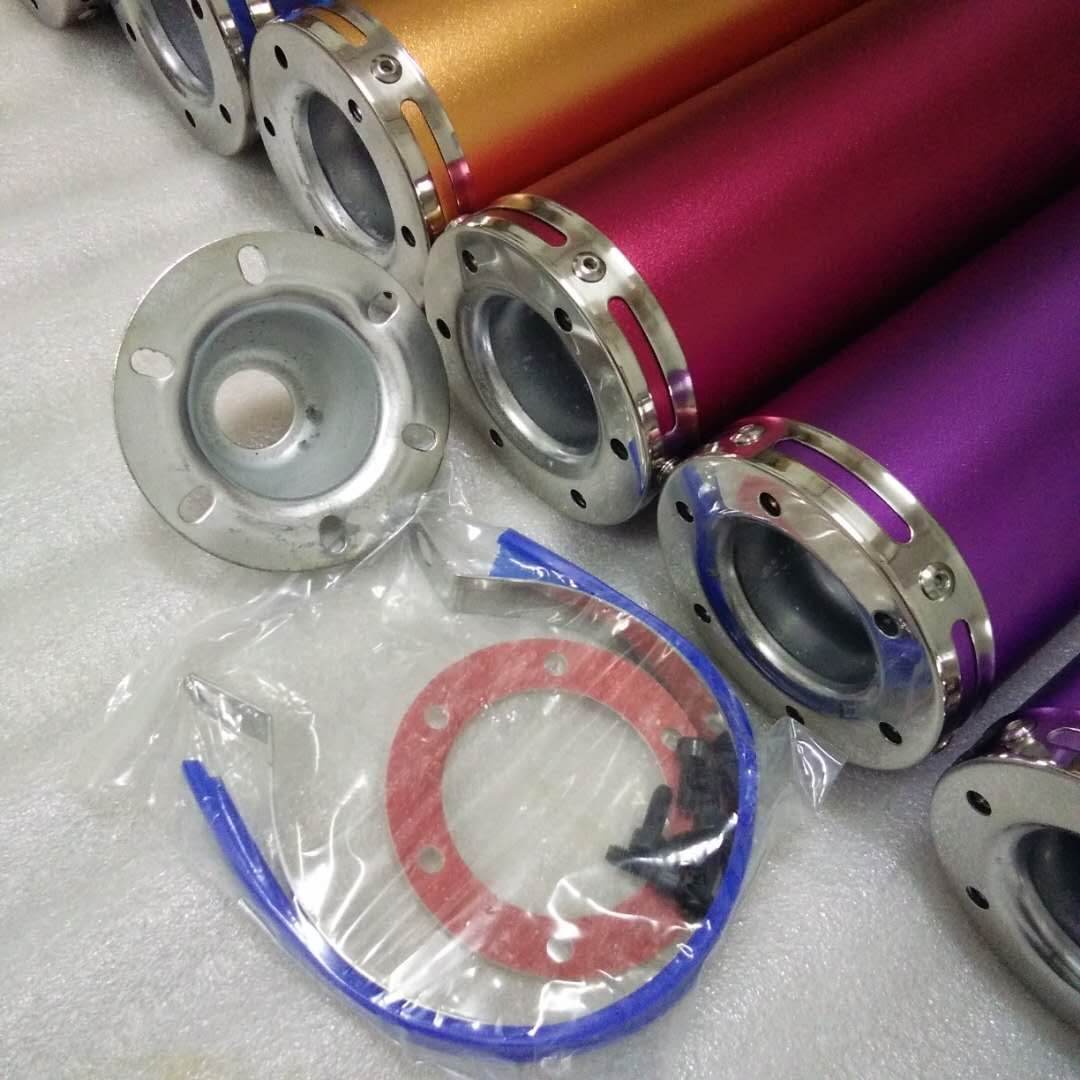 摩托车改装排气管男式车踏板车110/1B25/150/200/单排双排通用后