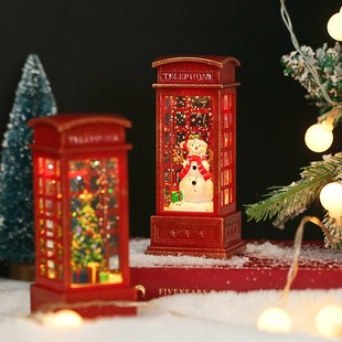 圣诞节礼物创意儿童小礼品飘雪小夜灯装饰品桌面摆件送男女生朋友