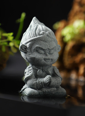 园艺小摆件微景观假山悟空桥太湖石家居装饰搭配盆景鱼缸造景