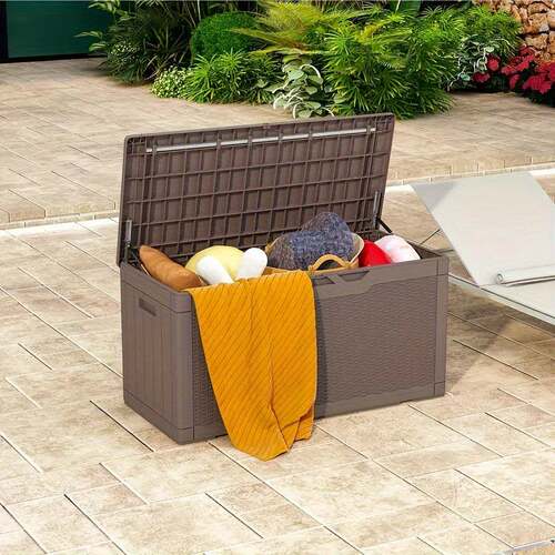 ②F2121PCOf100GAllonTerraceResinDeckBox