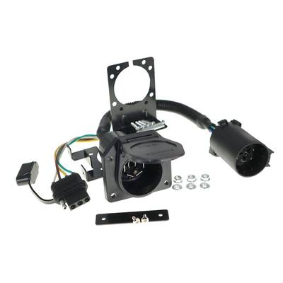 美式4针+7针拖车线束配原车拖车7针接头总长36inch55664