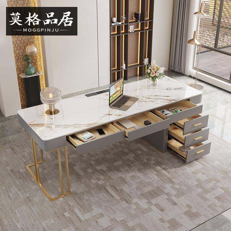 意式岩板书桌抽屉轻奢简约写字台组合办公桌家用电脑桌椅台式书柜,清洗/食品/商业设备,风口/风叶/风机配件,淘宝优惠券,粉丝福利购,淘宝优惠卷