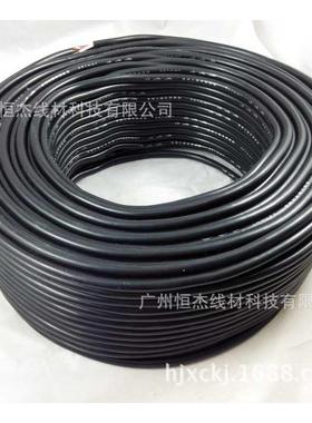 纯铜2X1平方音响工程线、二芯黑色护套线、室外广播喇叭线
