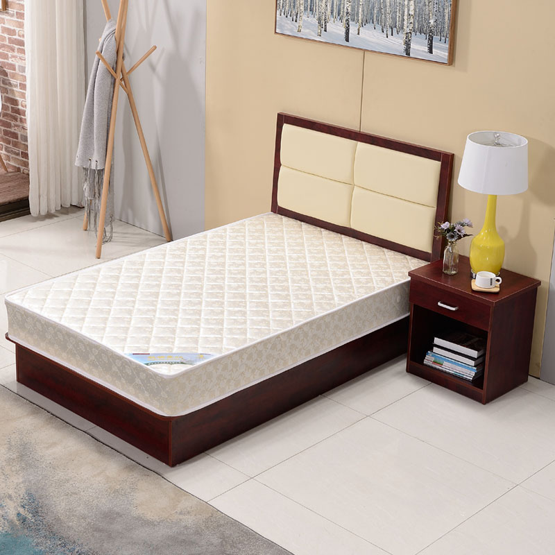 酒店家具定制宾馆单人1.2米床标间全套双人公Q寓床员工宿舍客房床