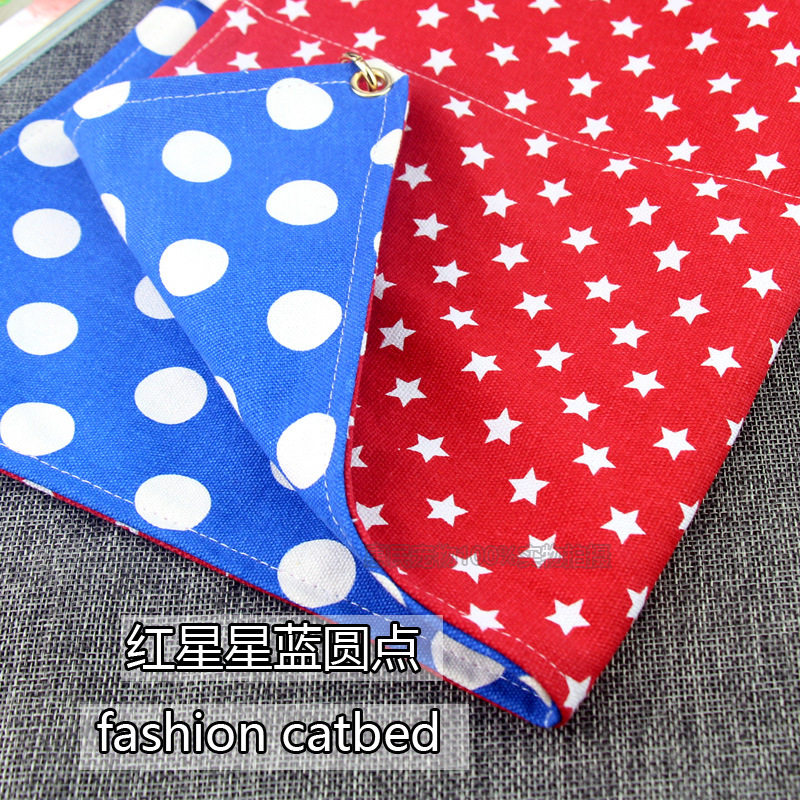 挂式宠物猫吊床优质双层帆布铁链猫咪吊床秋千加厚猫睡袋宠物用品