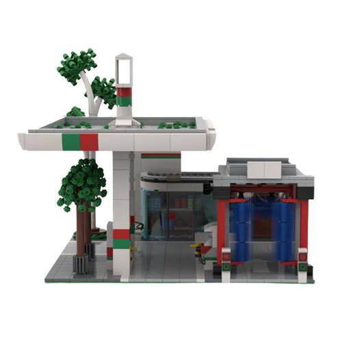 MOC-104373城市建筑系列小颗粒拼装积木模型玩具