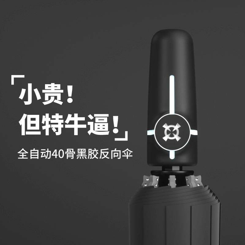 雨伞大号遮阳伞商务折叠自动伞大雨伞超大广告伞反向太阳伞