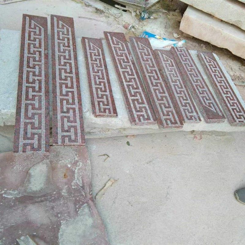 别墅庭院大理石石材云纹花边回形纹万字纹定制地雕边框浮雕腰线,家装主材,仿大理石瓷砖,淘宝优惠券,粉丝福利购,淘宝优惠卷
