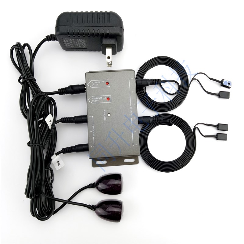 红外延长c接收器 红外信号转发器 红外转发器 红外线延长线 双接