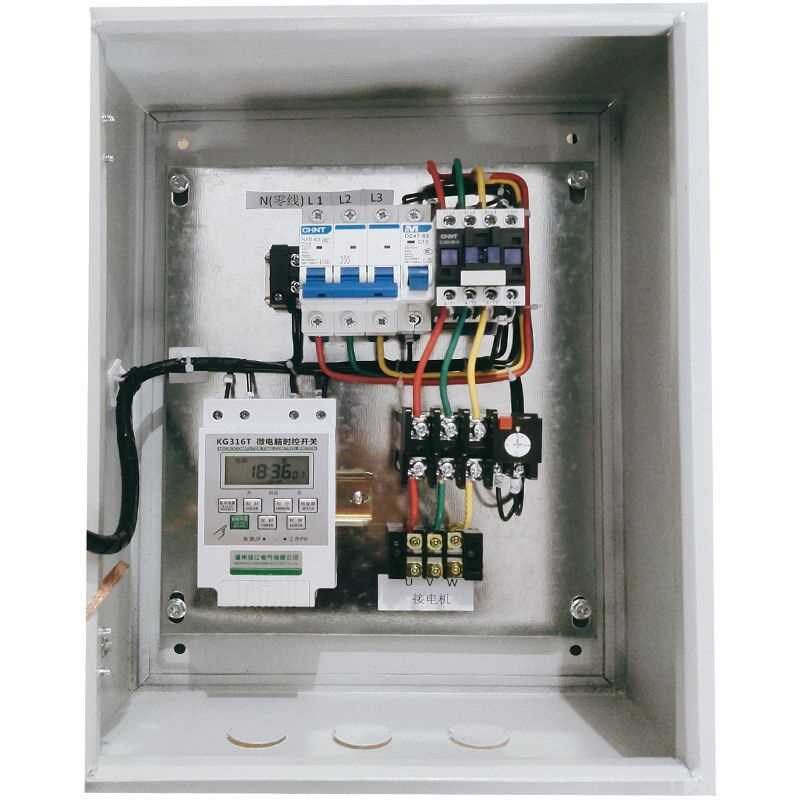 定时器路灯时控开关增氧泵控制箱大功率自M动控制单相三相时钟控