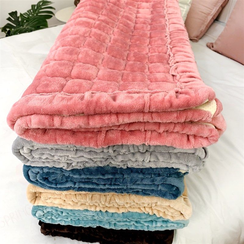 蝴蝶边防滑学生宿舍床单高档绒绣花夹棉床垫速暖儿童床盖透气毛绒,床上用品,床盖,淘宝优惠券,粉丝福利购,淘宝优惠卷