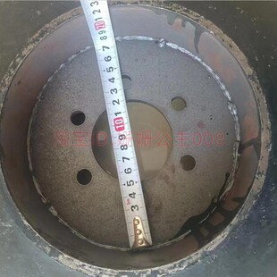 滚筒筛轮子叉车轮子可配法兰 300x110加宽实心胎加厚钢板工业脚轮