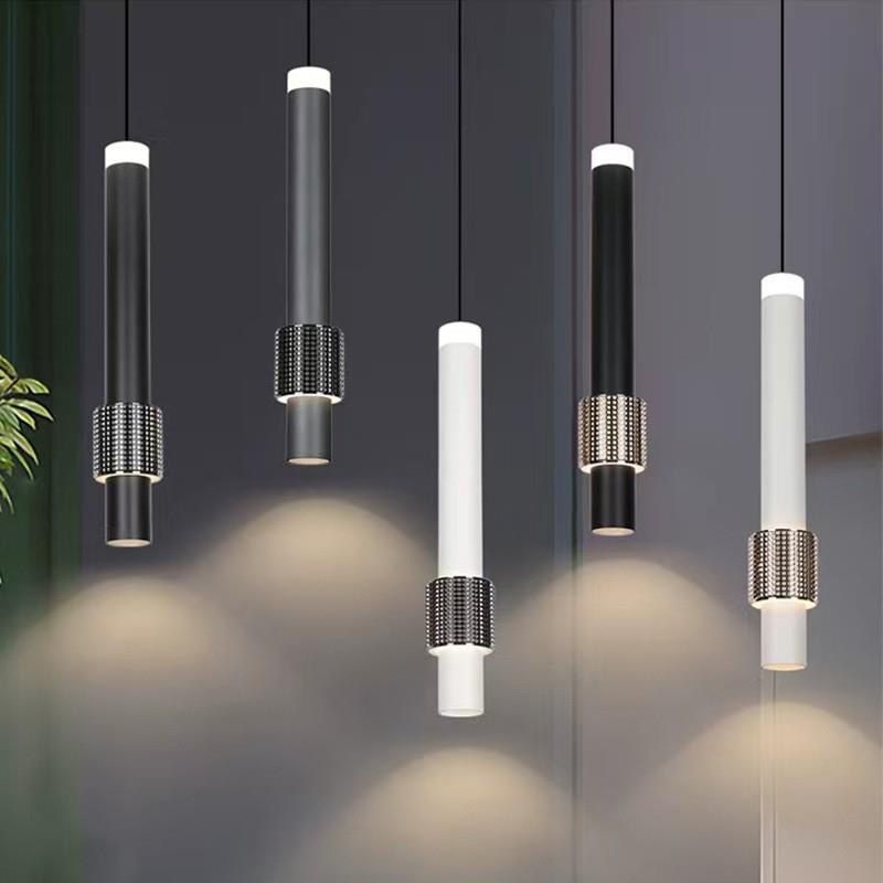 卧室床头吊灯简约可升降主卧吊线灯极简床头灯吧台小可升降调节