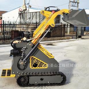 小型滑移式装载机一机多用货物搬运道路清理垃圾履带式小型装载机