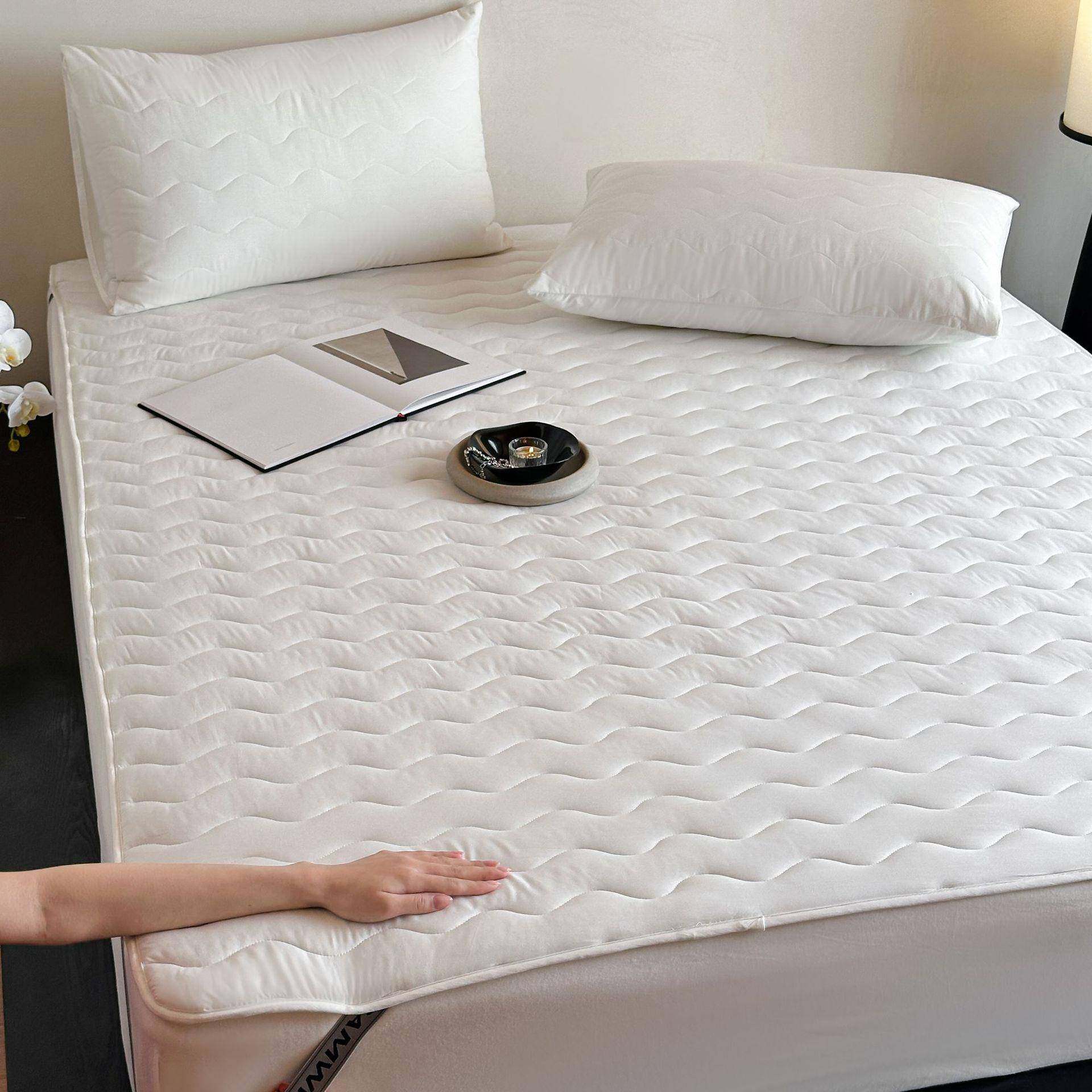 新款双面全棉薄床垫 亲肤透气床垫保护垫隔脏垫防滑酒店风薄褥子,3C数码配件,其它配件,淘宝优惠券,粉丝福利购,淘宝优惠卷